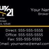 Century 21 Business Card Template: C07