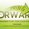 #338 Spring Forward Time Change
Jumbo 8½" x 5½" and 
Regular 4" x 6" 