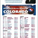 2018 Avalanche Hockey Schedule